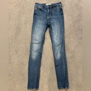 hollister high rise super skinny jeans